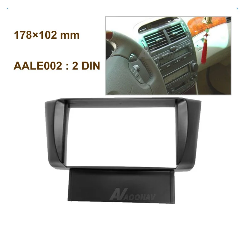 Car DVD Player Retrofit Mount Double Din Black Car Radio Panel Surrounding Trim Frame Fit for Lexus LS430 2001-2006
Car DVD Player Retrofit Mount Double Din Black Car Radio Panel Surrounding Trim Frame Fit for Lexus LS430 2001-2006