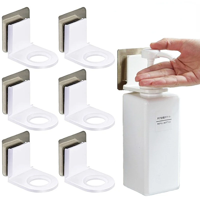 Wall Mounted Self-Adhesive Shampoo Bottle Shelf Liquid Soap Shower Gel Organizer Hook Holder Shelves Hanger Bathroom Accessories
Wall Mounted Self-Adhesive Shampoo Bottle Shelf Liquid Soap Shower Gel Organizer Hook Holder Shelves Hanger Bathroom Accessories