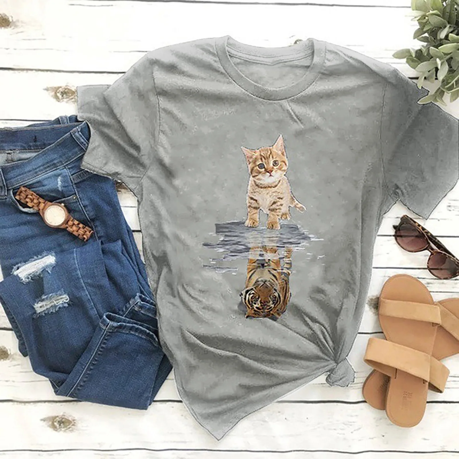 Blouse T-Shirt Size Short Tee Tops Women Sleeve 3D O-Neck Printed Women's Women Casual Long Sleeve Shirts Thermal Tie Top
Blouse T-Shirt Size Short Tee Tops Women Sleeve 3D O-Neck Printed Women's Women Casual Long Sleeve Shirts Thermal Tie Top