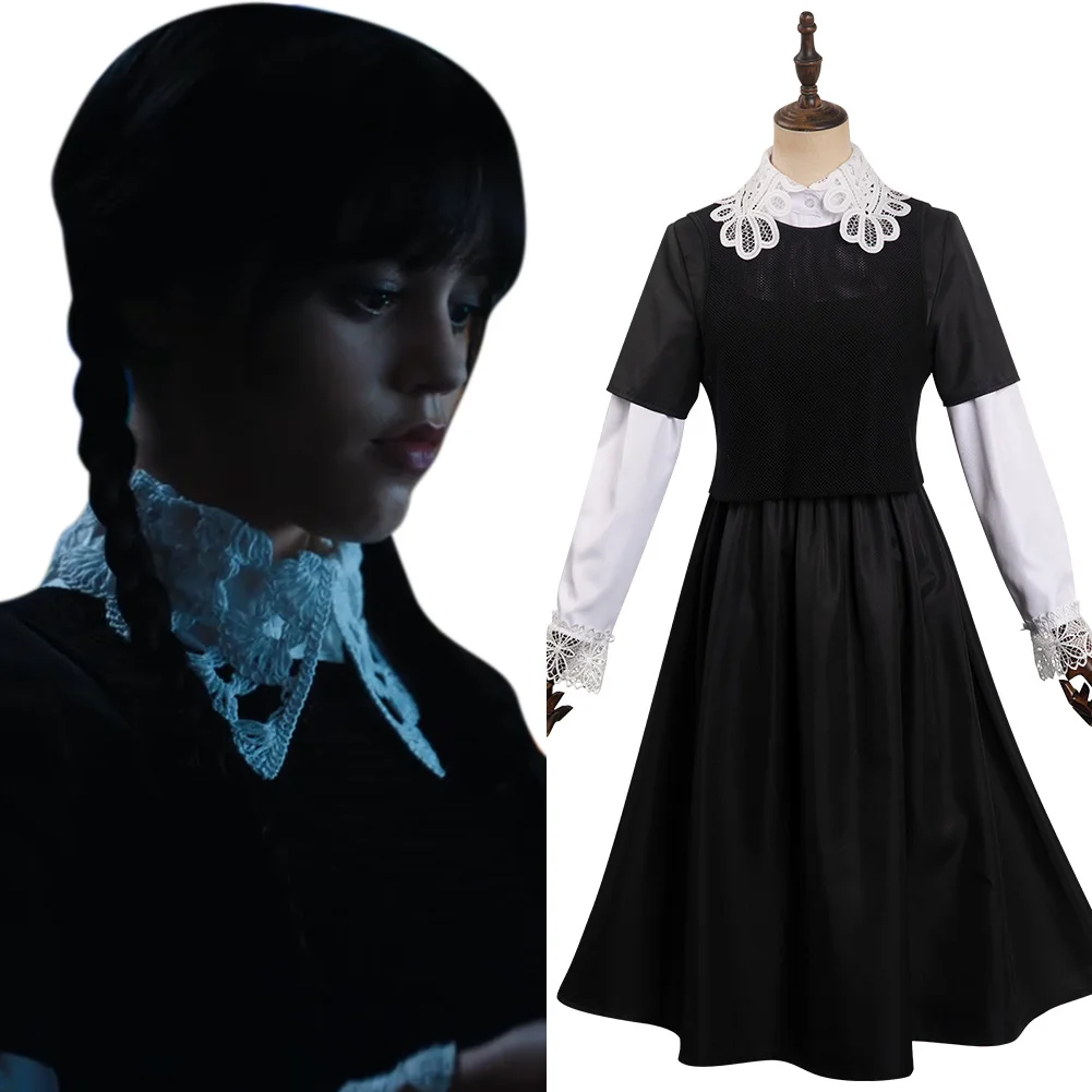 Wednesday Addams Wednesday Cosplay Costume Dress Outfits Halloween Carnival Party Suit
Wednesday Addams Wednesday Cosplay Costume Dress Outfits Halloween Carnival Party Suit