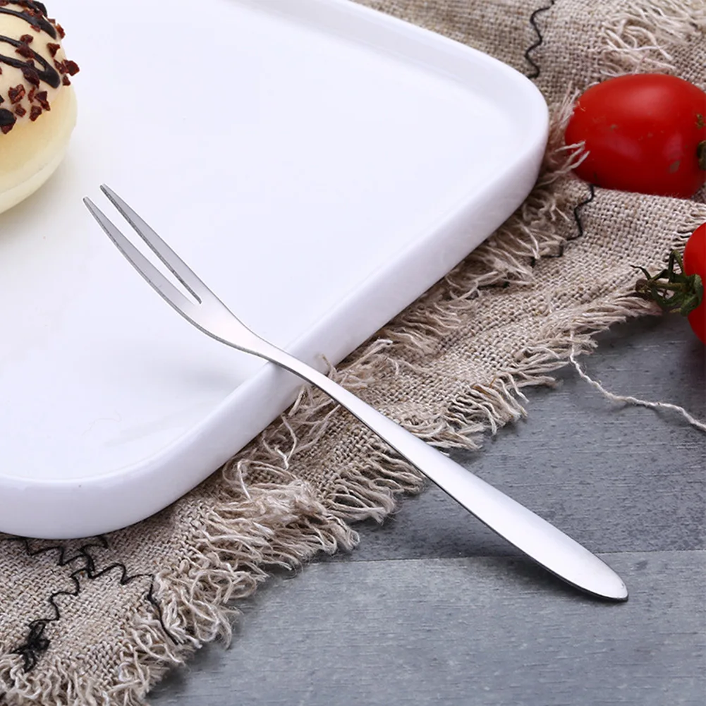 Fruit Fork 5/12Pcs Stainless Steel Two-toothed Fork Cake Fork Western Small Fork Multifunctional Household Kitchen Accessories
Fruit Fork 5/12Pcs Stainless Steel Two-toothed Fork Cake Fork Western Small Fork Multifunctional Household Kitchen Accessories