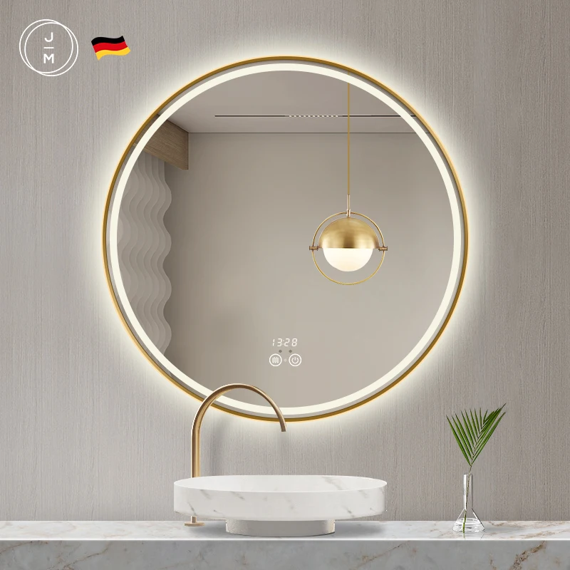 Round Lights Wall Mirror Vanity Aesthetic Modern European Led Mirror Bathroom Luxury Fashion Miroir Mural Room Decor GXR50XP
Round Lights Wall Mirror Vanity Aesthetic Modern European Led Mirror Bathroom Luxury Fashion Miroir Mural Room Decor GXR50XP