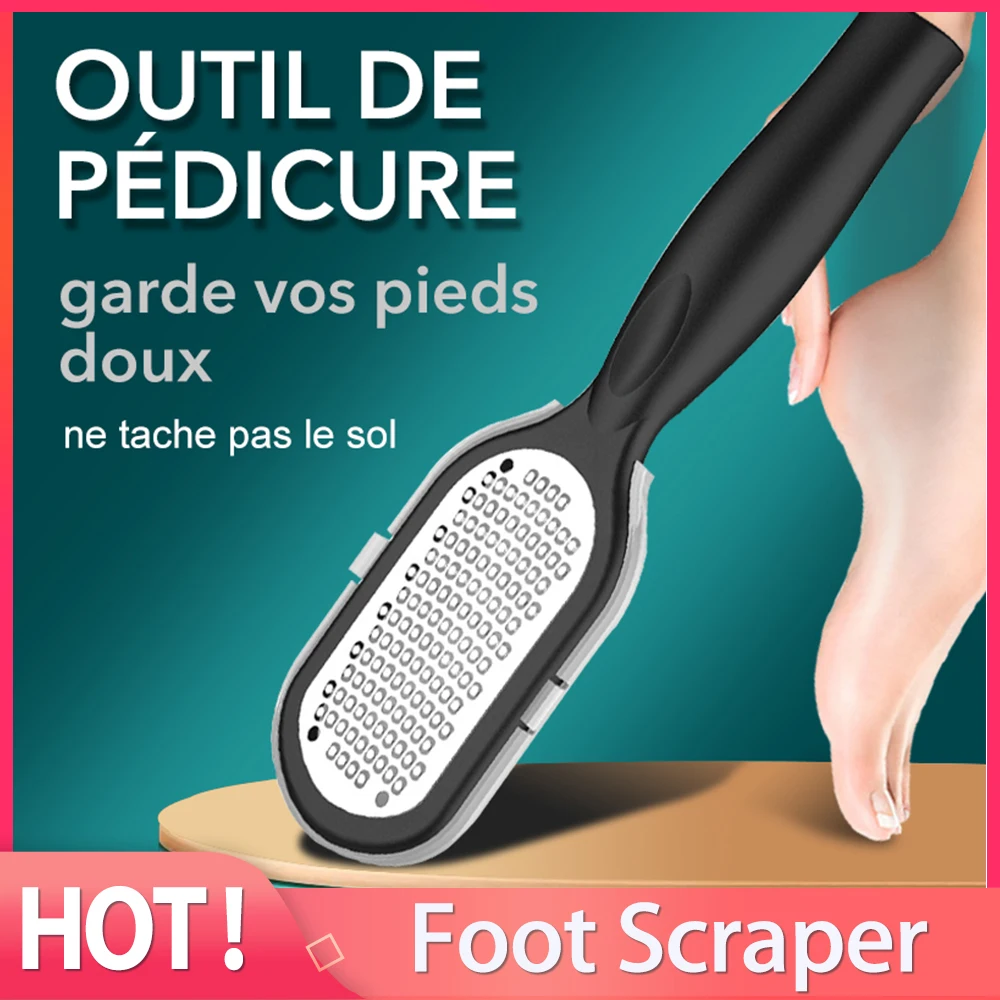 Stainless Steel Callus Remover Professional Foot File Scraper Pedicure Tools Dead Skin Remove for Heels Feet Care Products
Stainless Steel Callus Remover Professional Foot File Scraper Pedicure Tools Dead Skin Remove for Heels Feet Care Products