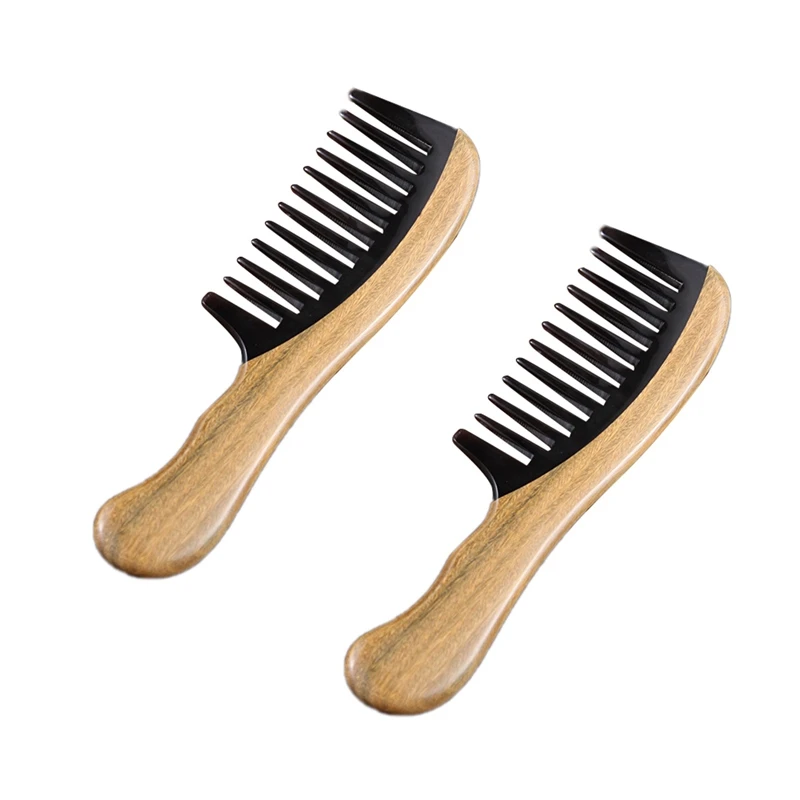 2X Hair Comb No Static Detangling Natural Aroma Handmade Wooden Buffalo Horn Comb Wide Tooth Comb
2X Hair Comb No Static Detangling Natural Aroma Handmade Wooden Buffalo Horn Comb Wide Tooth Comb