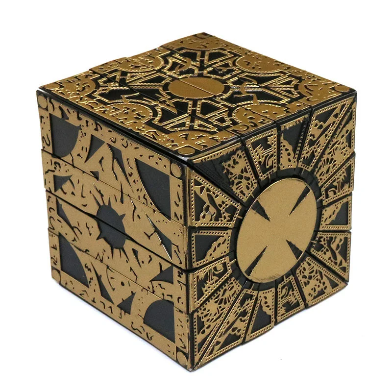Movie Hellraiser Cube Puzzle Box Lament Configuration Removable Model Horror Functional Pinhead Halloween Doll Toy Figures
Movie Hellraiser Cube Puzzle Box Lament Configuration Removable Model Horror Functional Pinhead Halloween Doll Toy Figures