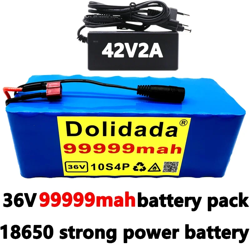 NEW 36V Battery 10S4P 36V 99.999Ah Battery 1000W High Power Battery 99999mAh Ebike Electric Bike Charger BMS + 42V2A Charger
NEW 36V Battery 10S4P 36V 99.999Ah Battery 1000W High Power Battery 99999mAh Ebike Electric Bike Charger BMS + 42V2A Charger