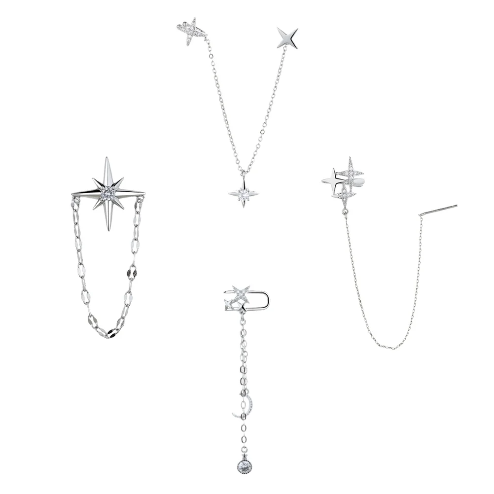 Ear Star Earrings Tassel Steel Drop Dangle Earringstainless Clip Cartilage Helix Charmclips Stud Studs Cuff Thread Threader
Ear Star Earrings Tassel Steel Drop Dangle Earringstainless Clip Cartilage Helix Charmclips Stud Studs Cuff Thread Threader