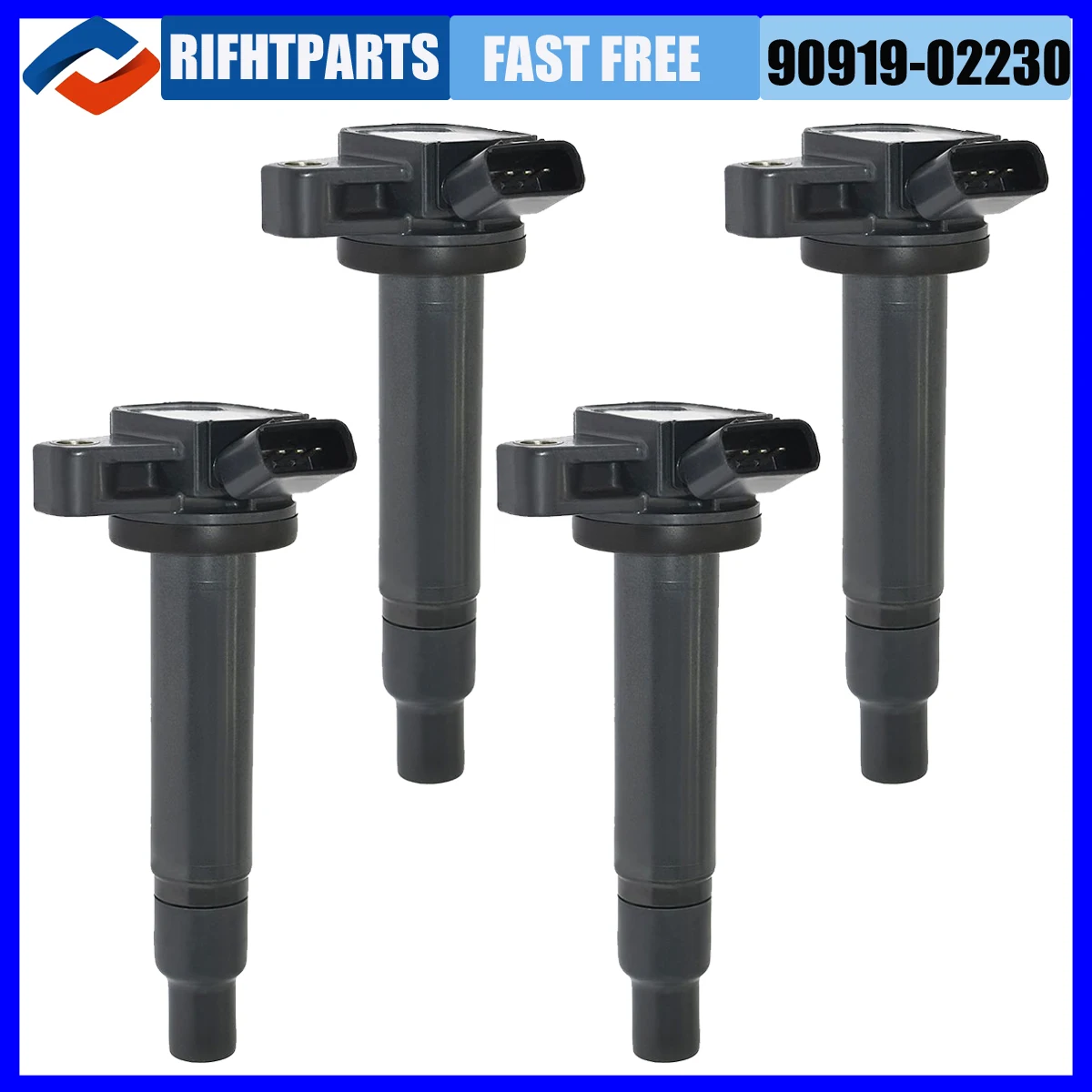RIGHTPARTS 4Pcs 9091902230 90919-02230 Ignition Coils For Toyota Tundra Sequoia 4.7L Lexus GS430 LS430 90919 02230 UF230 C1173
RIGHTPARTS 4Pcs 9091902230 90919-02230 Ignition Coils For Toyota Tundra Sequoia 4.7L Lexus GS430 LS430 90919 02230 UF230 C1173