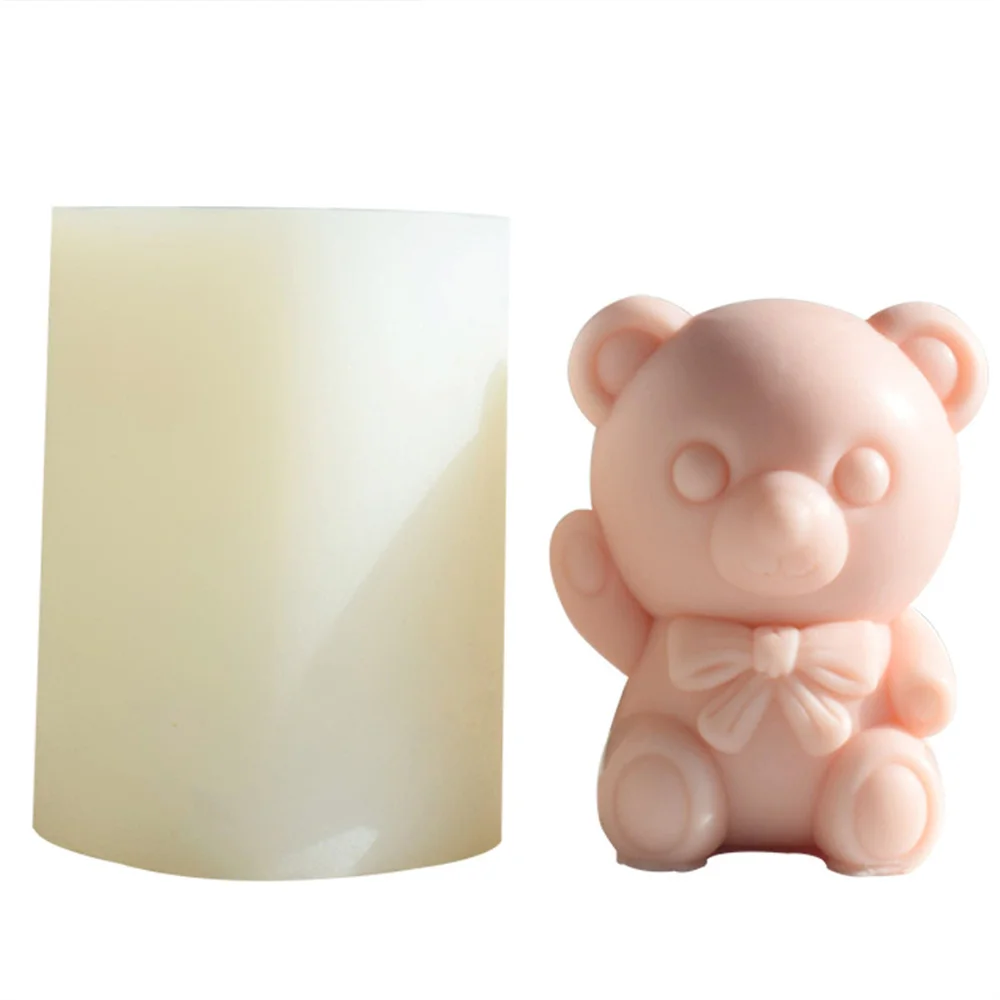 Cute 3d Bowtie Bear Candle Silicone Mold Diy Cake Mold Candle Making Supplies Home Decoration Ornaments Scented Candle Mold
Cute 3d Bowtie Bear Candle Silicone Mold Diy Cake Mold Candle Making Supplies Home Decoration Ornaments Scented Candle Mold