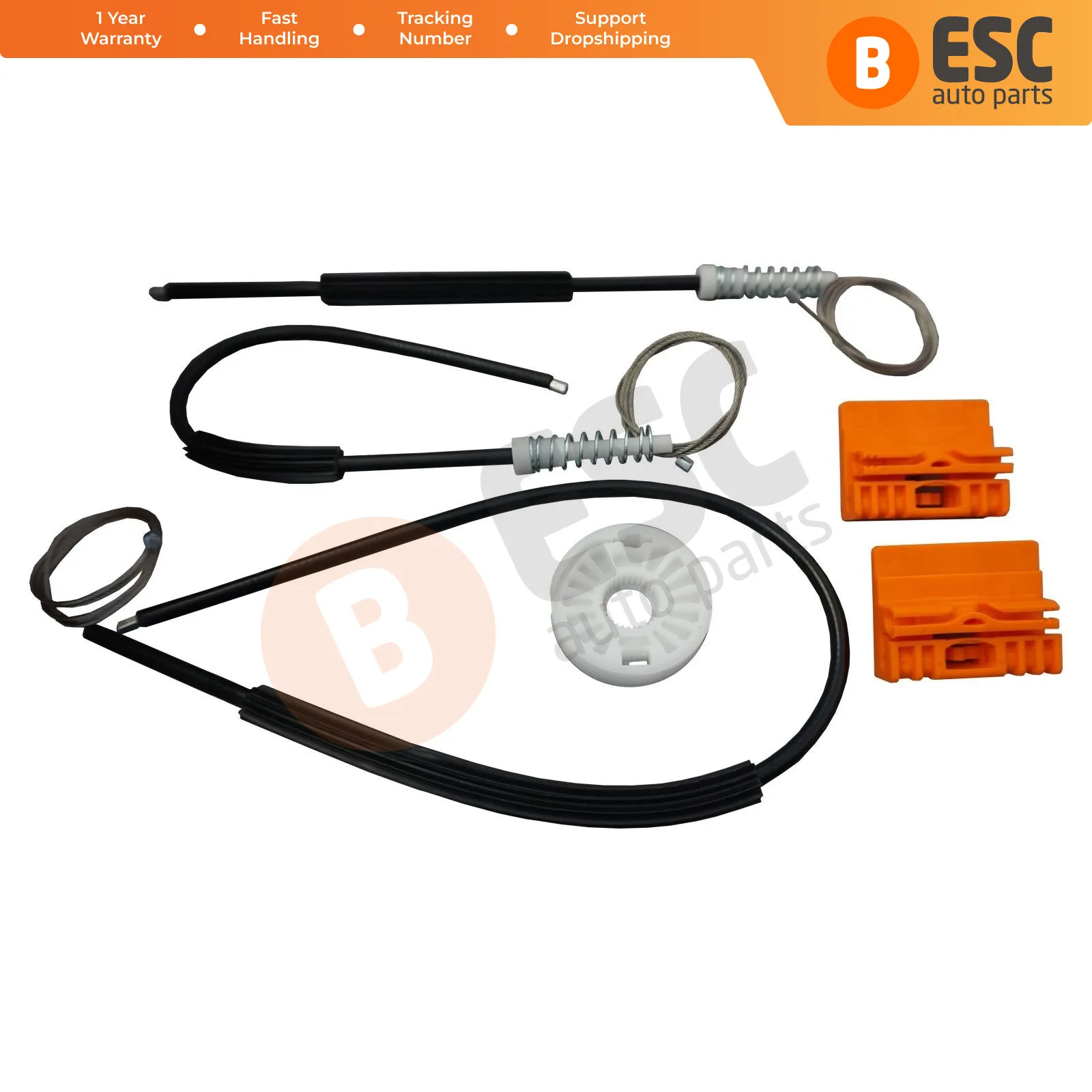 ESC Auto Parts EWR5171 Window Regulator Repair Set Front Right Door 8Z0837462 for Audi A2 8Z0 2000-2005 Ship From Turkey
ESC Auto Parts EWR5171 Window Regulator Repair Set Front Right Door 8Z0837462 for Audi A2 8Z0 2000-2005 Ship From Turkey