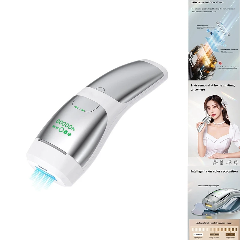 Sapphire Hair Removal Laser-Epilator Skin Color Recognition Bikini Trimmer Electric Freezing Point Depilador
Sapphire Hair Removal Laser-Epilator Skin Color Recognition Bikini Trimmer Electric Freezing Point Depilador