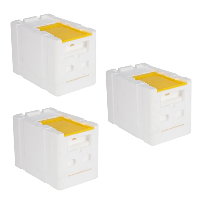 3X Bee Hive Beekeeping King Box Pollination Box Foam Frames Beekeeping Tool Kit
3X Bee Hive Beekeeping King Box Pollination Box Foam Frames Beekeeping Tool Kit