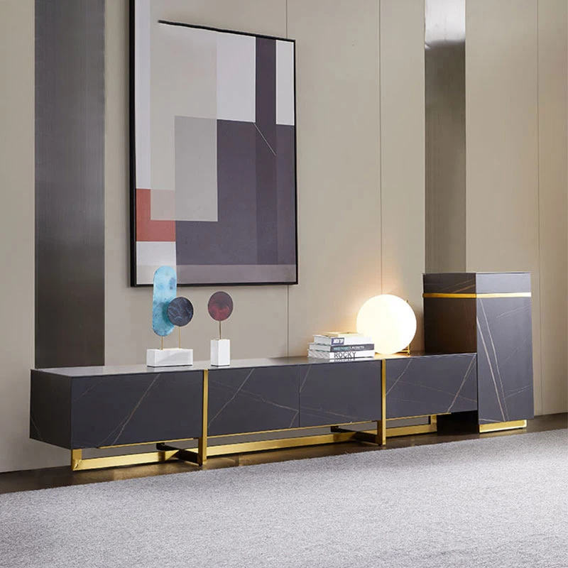 Light luxury slate tea table TV cabinet combination simple modern household metal small apartment living room Italian TV cabinet
Light luxury slate tea table TV cabinet combination simple modern household metal small apartment living room Italian TV cabinet