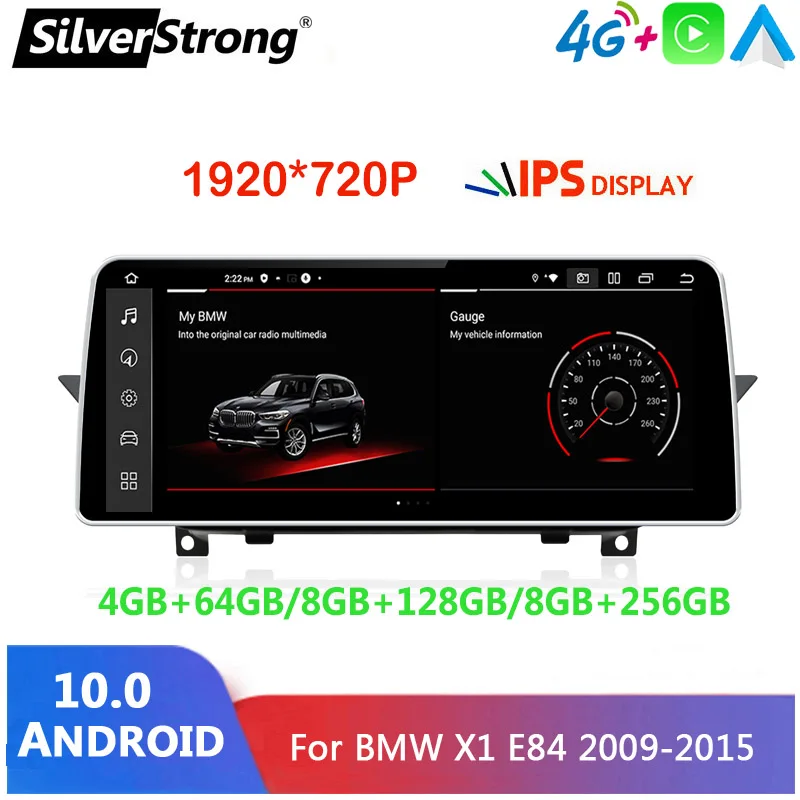 

12,3 "Android 10 автомобильное радио GPS навигация для BMW X1 E84 2009 - 2015 iDrive SWC dvd мультимедийный плеер BT IPS 1920*720P CarPlay