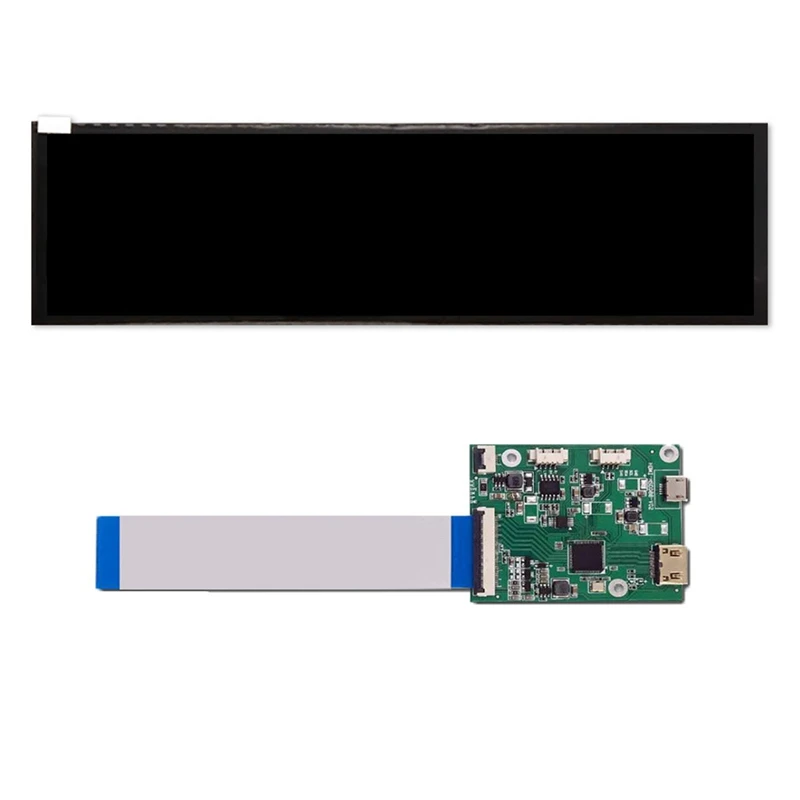 8.8-Inch 1920X480 Resolution 600-Brightness Bar LCD Display, MIPI Interface, HSD088IPW1-A00 With Driver Board 
8.8-Inch 1920X480 Resolution 600-Brightness Bar LCD Display, MIPI Interface, HSD088IPW1-A00 With Driver Board