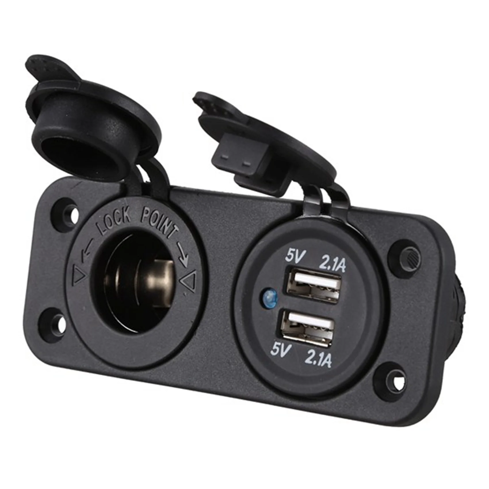 12V Dual USB Plug Charger Outlet Car Socket Charger Cigarette Lighter Socket Splitter Power Adapter
12V Dual USB Plug Charger Outlet Car Socket Charger Cigarette Lighter Socket Splitter Power Adapter