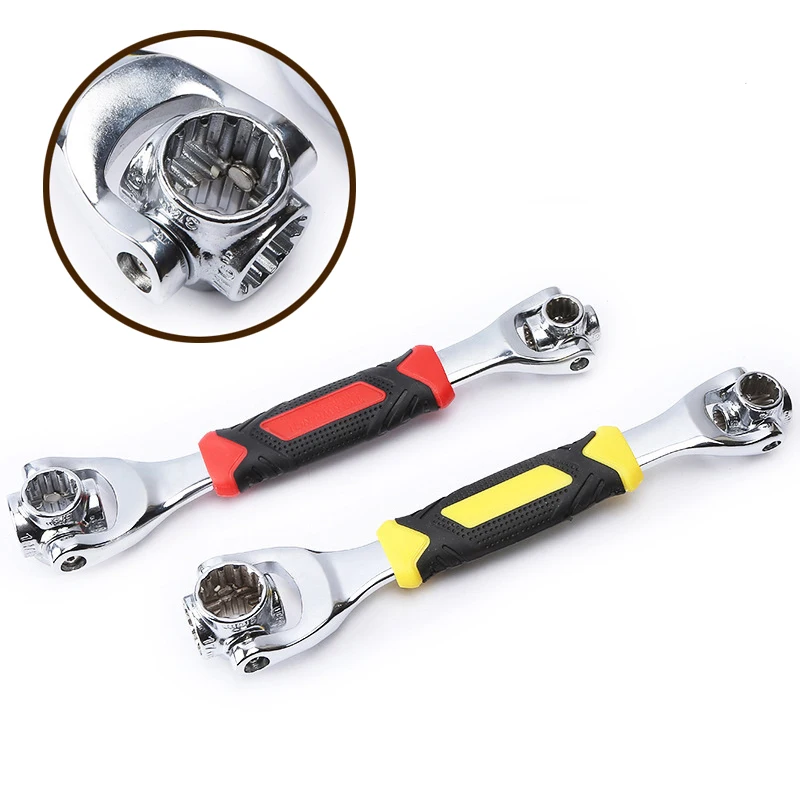 Jewii 48 in 1 Wrench Multitul Spanner Socket Works with Spline Bolts Torx 25cm Universal Furniture Car Repair Tools
Jewii 48 in 1 Wrench Multitul Spanner Socket Works with Spline Bolts Torx 25cm Universal Furniture Car Repair Tools