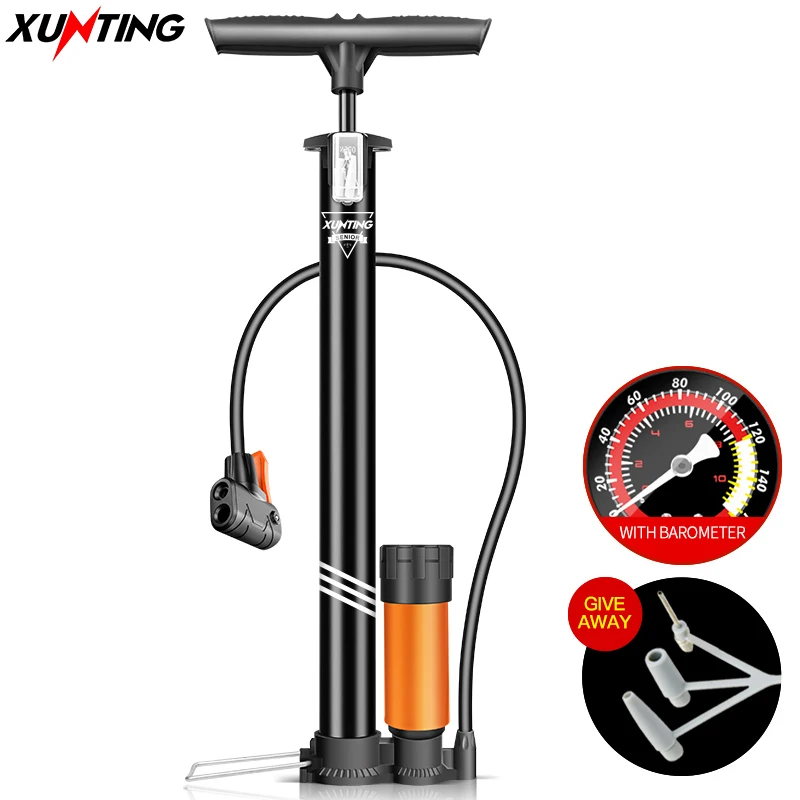 Xunting Bicycle Pump Floor Pump Bike Tire Inflator Schrader Bicicleta Bomba with Pressure Guage Bike Pump Bike Accessories
Xunting Bicycle Pump Floor Pump Bike Tire Inflator Schrader Bicicleta Bomba with Pressure Guage Bike Pump Bike Accessories