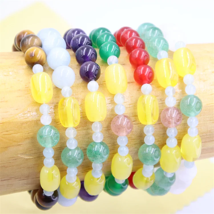 ZFSILVER Fashion Natural Stone Green Agate Tiger Eye Lapis Moonlight Aquamarine Elastic Rope Bracelets Jewelry For Women Party
ZFSILVER Fashion Natural Stone Green Agate Tiger Eye Lapis Moonlight Aquamarine Elastic Rope Bracelets Jewelry For Women Party