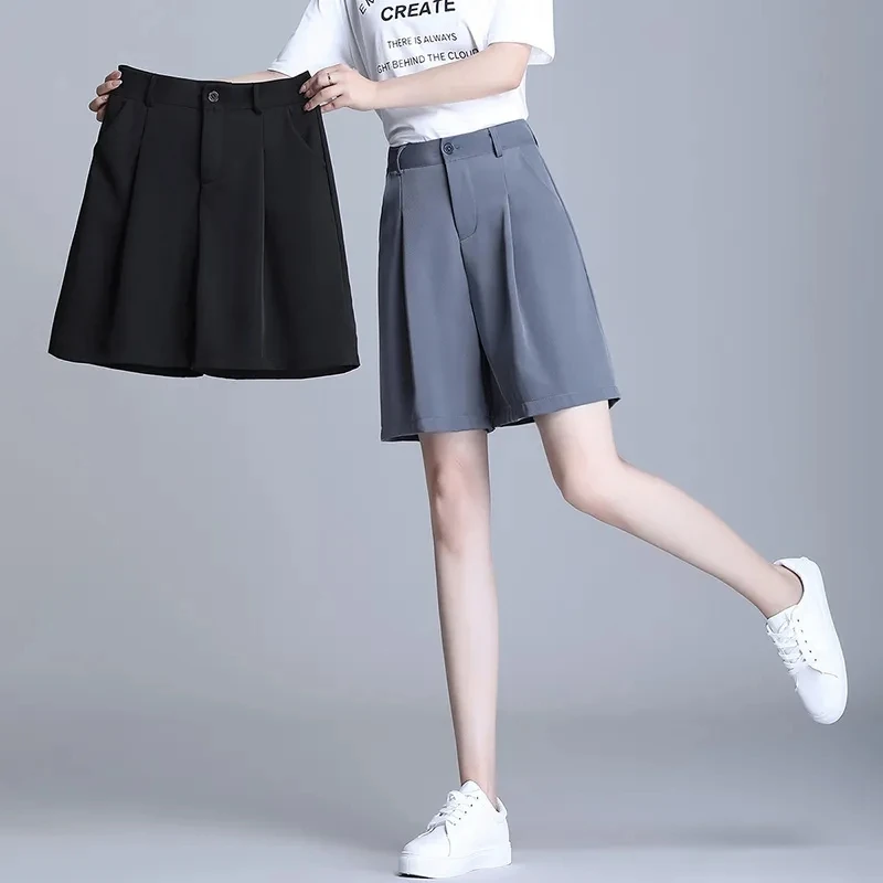 2023 Summer Casual Slim Split Wide Leg Pants High Waist Professional Suit Loose Straight Leg Shorts For Women Clothing AC845
2023 Summer Casual Slim Split Wide Leg Pants High Waist Professional Suit Loose Straight Leg Shorts For Women Clothing AC845