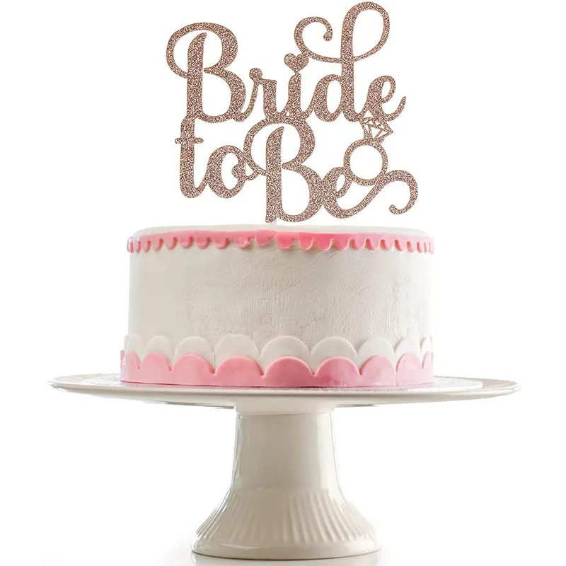 RoseGold Glitter Paper Diamond Bride To Be Cake Topper Party Favors Wedding Cake Decoration Cake Decorating Supplies
RoseGold Glitter Paper Diamond Bride To Be Cake Topper Party Favors Wedding Cake Decoration Cake Decorating Supplies