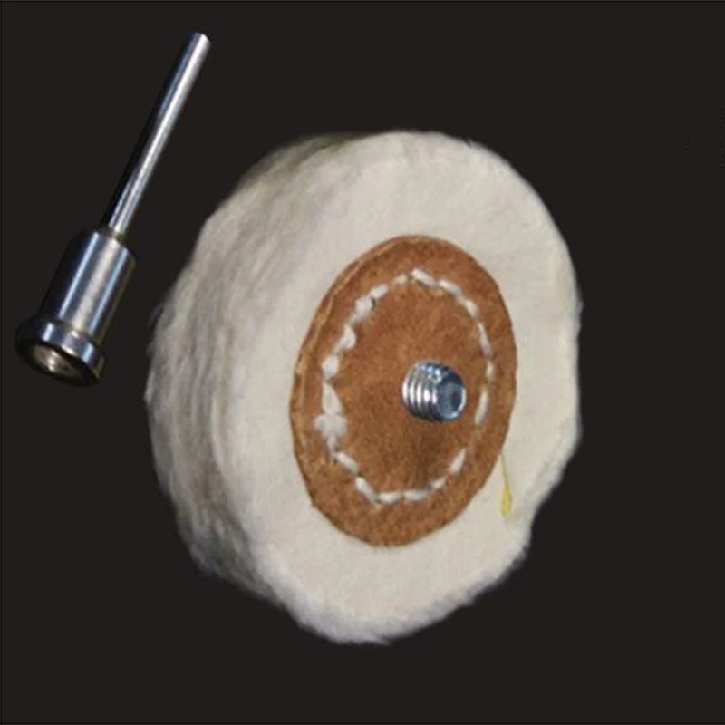 

Jeweler Polish Cloth Wheel 50mm Abrasive Brush 3mm Shank Rotary T Type Fabric Mop Buffer Polisher Head Buffing