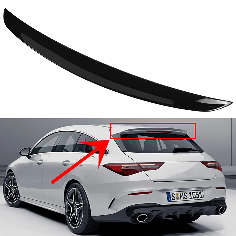 For Mercedes Benz X118 CLA180 CLA200 CLA220 CLA250 CLA35 CLA45 AMG Shooting Brake Car Rear Spoiler Tail Wing Lip 2019 2020 2021+ 
For Mercedes Benz X118 CLA180 CLA200 CLA220 CLA250 CLA35 CLA45 AMG Shooting Brake Car Rear Spoiler Tail Wing Lip 2019 2020 2021+