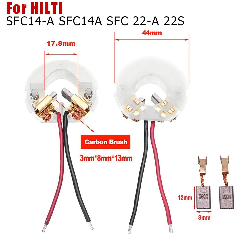4 шт., держатель для угольной щетки HILTI SFC14-A SFC14A SFC 22-A 22A, электроинструмент
4 шт., держатель для угольной щетки HILTI SFC14-A SFC14A SFC 22-A 22A, электроинструмент