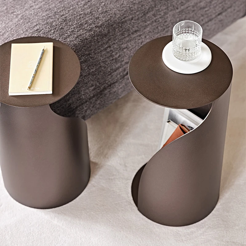 Mobile Italian Small Round Coffee Table Brown Metal Sofa Side Dressing Table Living Room Desk Modern Home Furniture WWH20YH
Mobile Italian Small Round Coffee Table Brown Metal Sofa Side Dressing Table Living Room Desk Modern Home Furniture WWH20YH