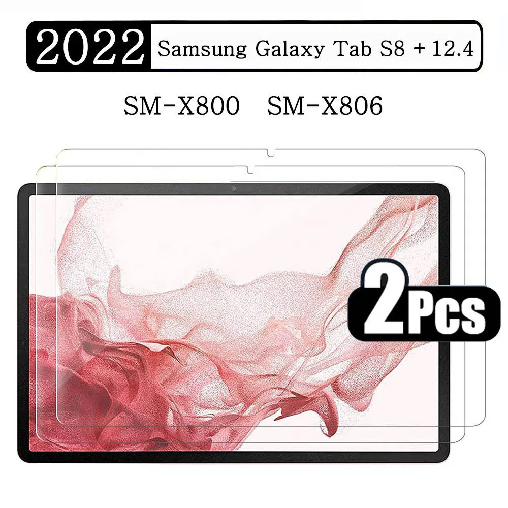 Tempered Glass For Samsung Galaxy Tab S8 + Plus 12.4 2022 SM-X800 SM-X806 Full Coverage Screen Protector Tablet Film
Tempered Glass For Samsung Galaxy Tab S8 + Plus 12.4 2022 SM-X800 SM-X806 Full Coverage Screen Protector Tablet Film