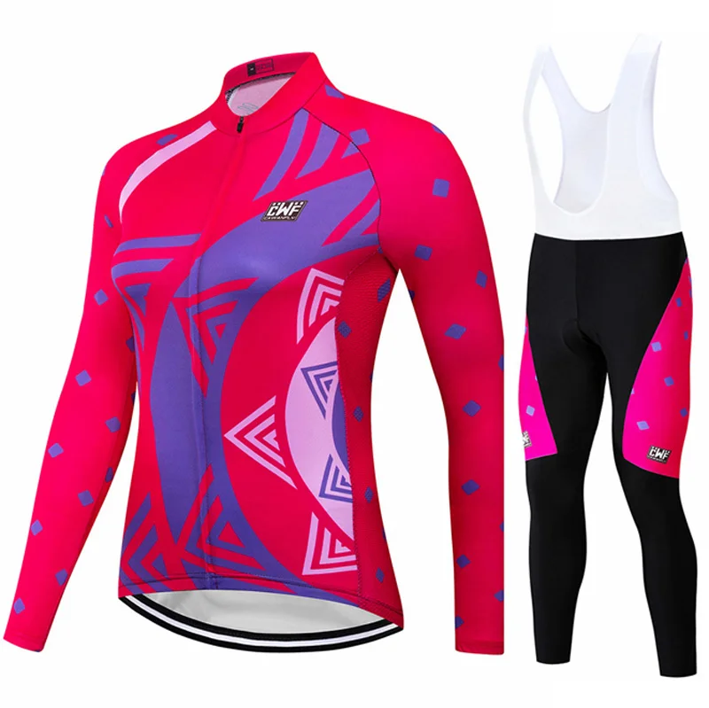DWF Female Cycling Jersey Long Sleeves Road Cycling Clothes Spring Autumn Breathable Long Sleeves Bicycle Women's Jersey Set
DWF Female Cycling Jersey Long Sleeves Road Cycling Clothes Spring Autumn Breathable Long Sleeves Bicycle Women's Jersey Set