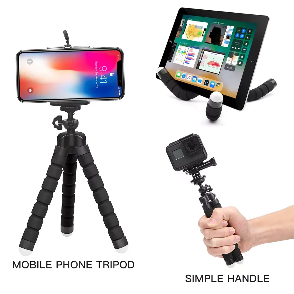 Mobile Phone Universal Octopus Sponge Tripod Variety Shooting Stand Octopus Bracket Sponge Mobile Phone Holder for iphone Huawei
Mobile Phone Universal Octopus Sponge Tripod Variety Shooting Stand Octopus Bracket Sponge Mobile Phone Holder for iphone Huawei