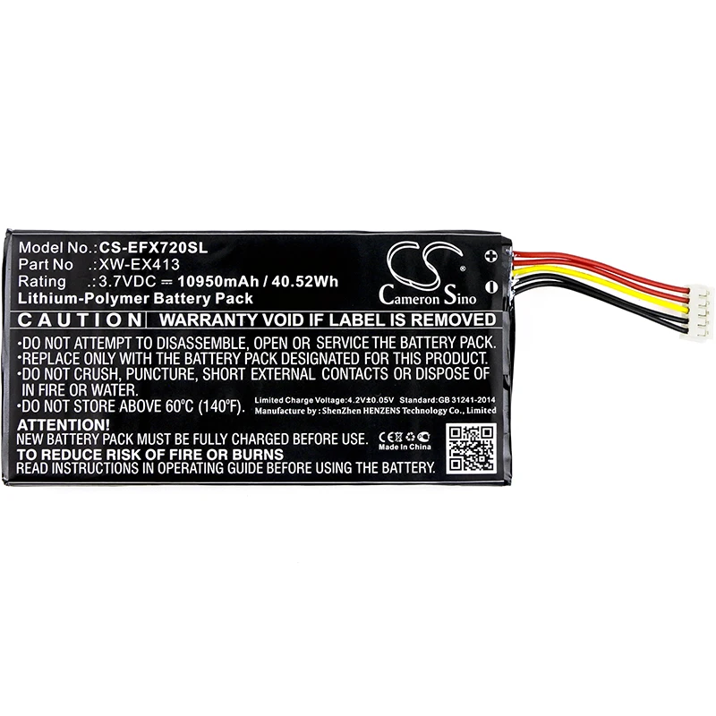 Cameron Sino 10950mAh Battery For EXFO XW-E413 XW-E418 XW-EX413 IDEAL R230052 Quad Micro OTDR OTDR II R230052 R230000
Cameron Sino 10950mAh Battery For EXFO XW-E413 XW-E418 XW-EX413 IDEAL R230052 Quad Micro OTDR OTDR II R230052 R230000