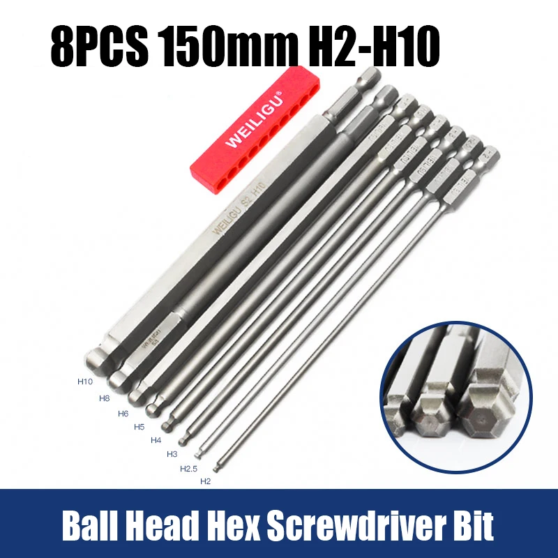 65/100/150/200 мм Стандартный шестигранный набор бит для отвертки Метрическая Магнитная шаровая Головка шестигранный отвертка инструмент 1/4 "6,35 мм шестигранный хвостовик
65/100/150/200 мм Стандартный шестигранный набор бит для отвертки Метрическая Магнитная шаровая Головка шестигранный отвертка инструмент 1/4 "6,35 мм шестигранный хвостовик