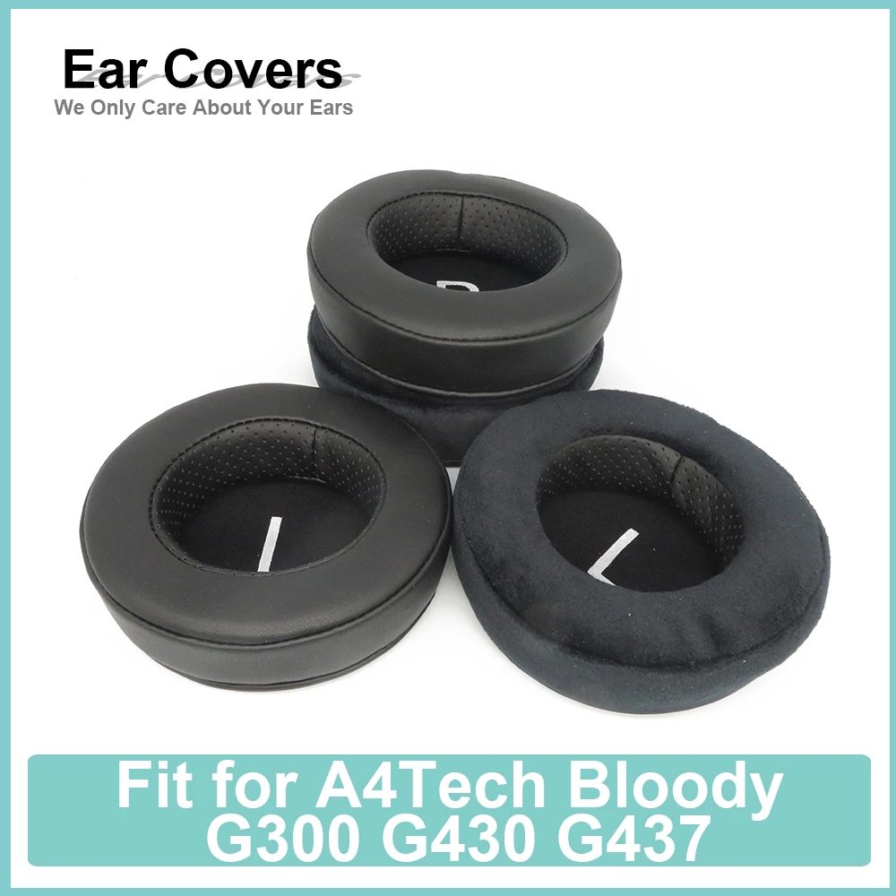 

Earpads For A4Tech Bloody G300 G430 G437 Headphone Earcushions Protein Velour Pads Memory Foam Ear Pads