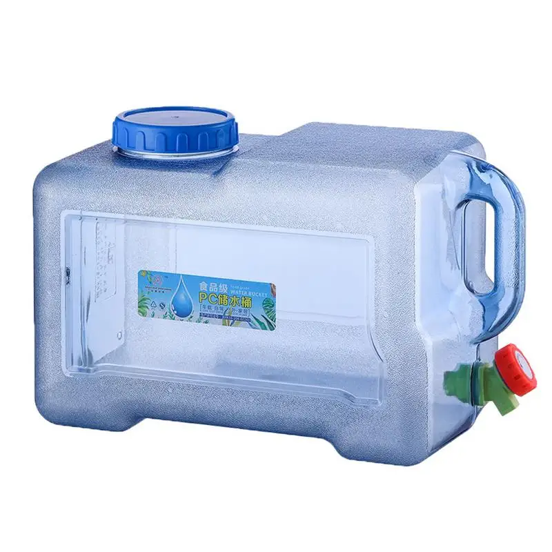 Portable Water Container 18L Car Driving Water Bucket PC Thickened Camping Water Tank With Faucet For Camping Hiking Picnic
Portable Water Container 18L Car Driving Water Bucket PC Thickened Camping Water Tank With Faucet For Camping Hiking Picnic