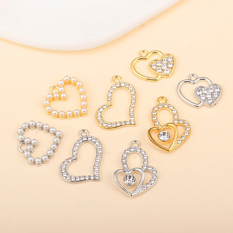 Mix Style 10Pcs Fashion Exquisite Zircon Love Heart Shape Pendant Necklaces For Women Valentine's Day Gift DIY Jewelry Making
Mix Style 10Pcs Fashion Exquisite Zircon Love Heart Shape Pendant Necklaces For Women Valentine's Day Gift DIY Jewelry Making