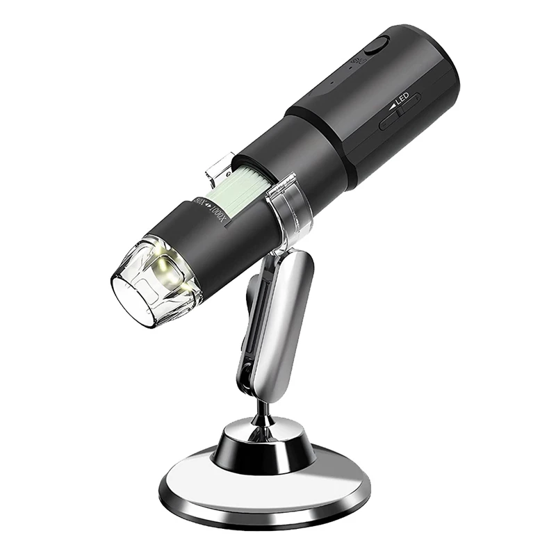 1 Piece Wireless Digital Microscope Digital Microscope Compatible With Laptop Windows Mobile Phone Computer (Black)
1 Piece Wireless Digital Microscope Digital Microscope Compatible With Laptop Windows Mobile Phone Computer (Black)