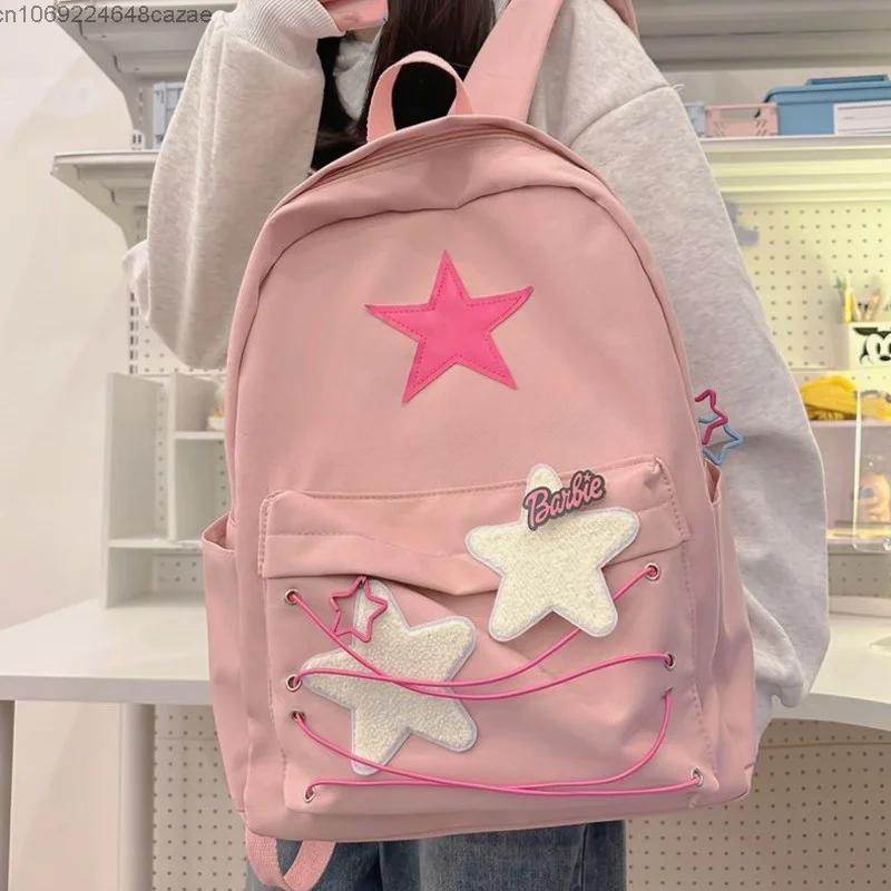 Sweet Versatile Nylon Backpacks Pink Lattice Y2k Women Shoulder Bag Large Capacity School Bags Korean Fashion Handbags Cute Bags
Sweet Versatile Nylon Backpacks Pink Lattice Y2k Women Shoulder Bag Large Capacity School Bags Korean Fashion Handbags Cute Bags