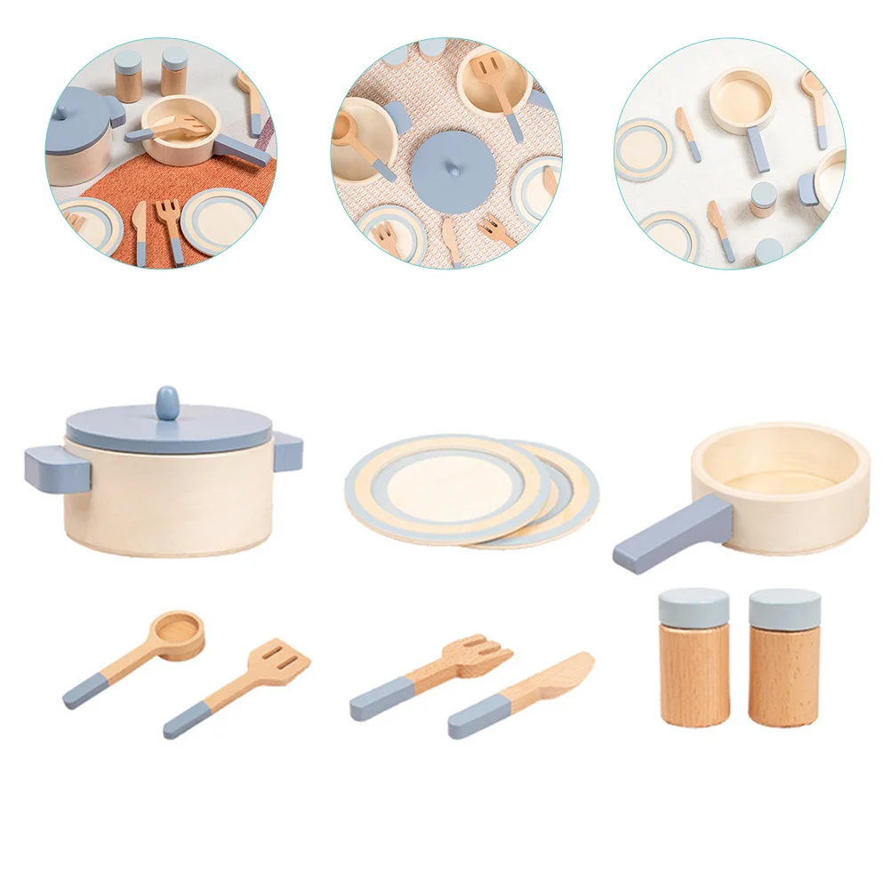 1 Set of Household Kitchen Wooden Cooking Interesting Children Kids Accessory
1 Set of Household Kitchen Wooden Cooking Interesting Children Kids Accessory