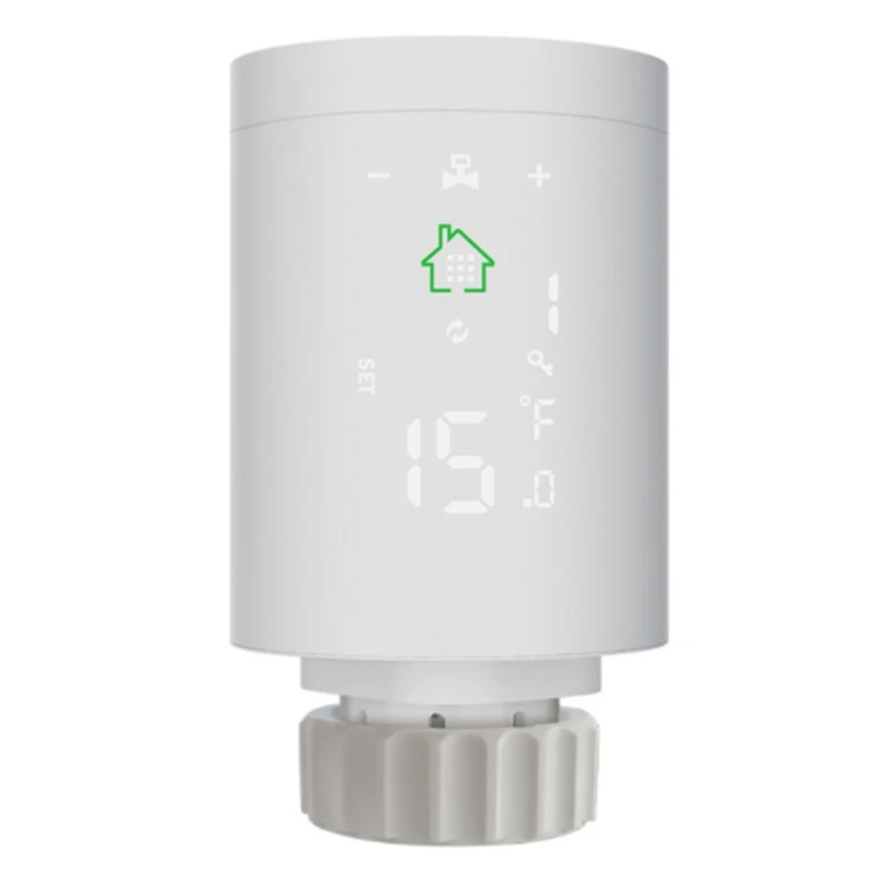 Zigbee 3.0 Smart Radiator Actuator Programmable Thermostatic Radiator Valve Temperature Controller Voice Control Alexa
Zigbee 3.0 Smart Radiator Actuator Programmable Thermostatic Radiator Valve Temperature Controller Voice Control Alexa
