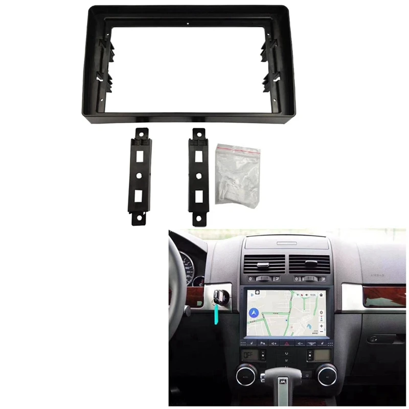 Car Radio Fascia Adapter Mounting Dash Installation Bezel Trim Kit For-VW Touareg 2003-2010
Car Radio Fascia Adapter Mounting Dash Installation Bezel Trim Kit For-VW Touareg 2003-2010