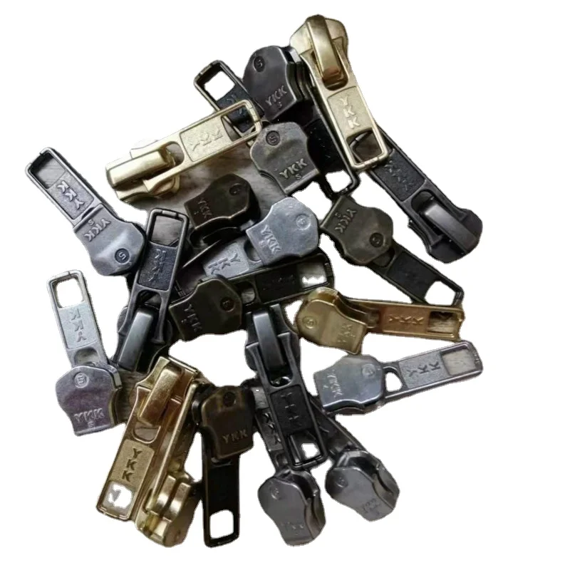 50pcs/Lot 3# 5# Vintage Auto Lock YKK Metal Zipper Slider Runner Head Pull Bronze Silver Gold Tailor Instant Repair Fix
50pcs/Lot 3# 5# Vintage Auto Lock YKK Metal Zipper Slider Runner Head Pull Bronze Silver Gold Tailor Instant Repair Fix