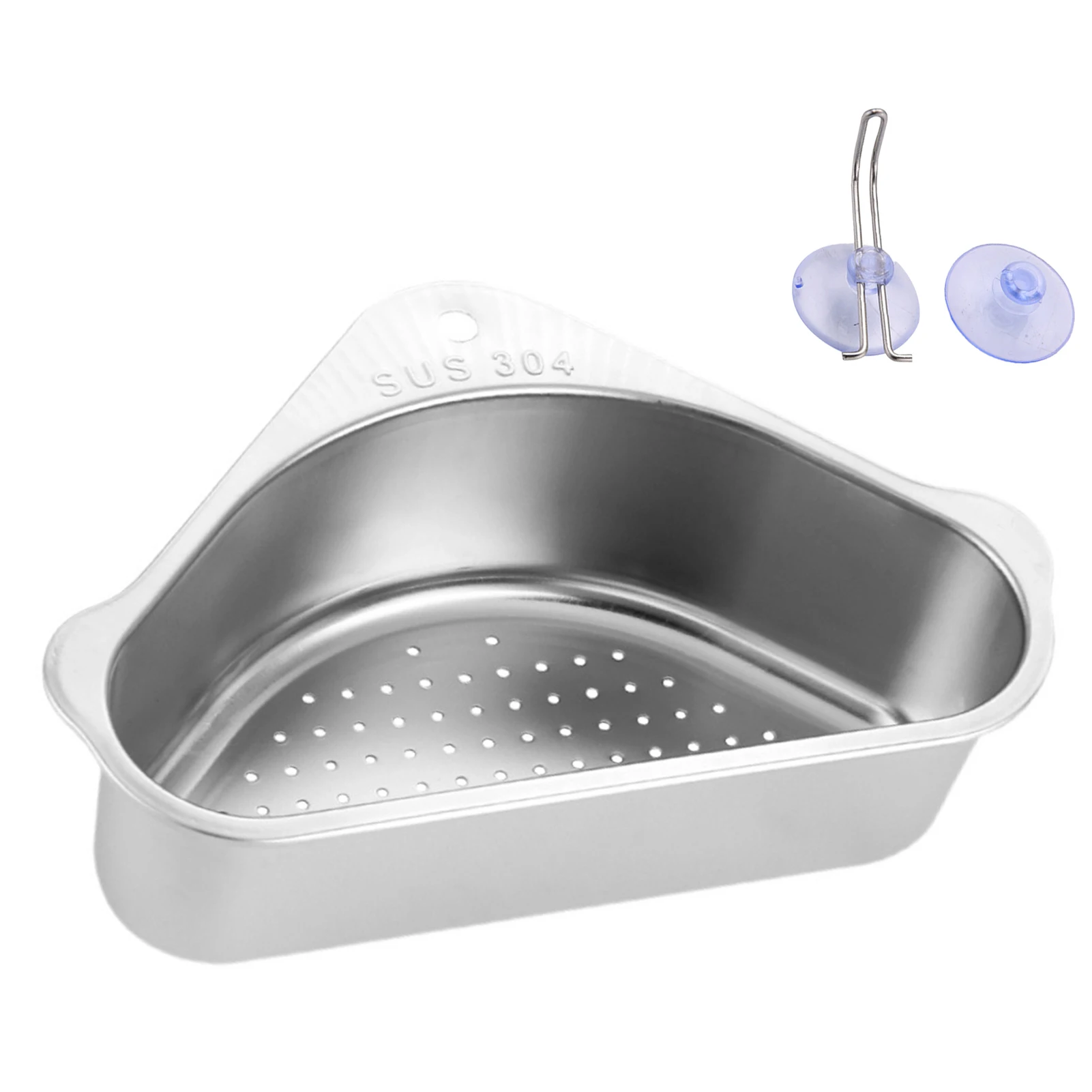 Triangular Sink Drain Shelf Multifunctional Stainless Steel Corner Sink Strainer Basket Drain Shelf Storage Rack Sponge Holder
Triangular Sink Drain Shelf Multifunctional Stainless Steel Corner Sink Strainer Basket Drain Shelf Storage Rack Sponge Holder