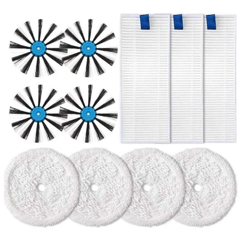 High-Efficiency Filters, Edge Cleaning Brushes, Mop Pads Replacement Parts Kit for Bissell SpinWave Robot 3115 
High-Efficiency Filters, Edge Cleaning Brushes, Mop Pads Replacement Parts Kit for Bissell SpinWave Robot 3115