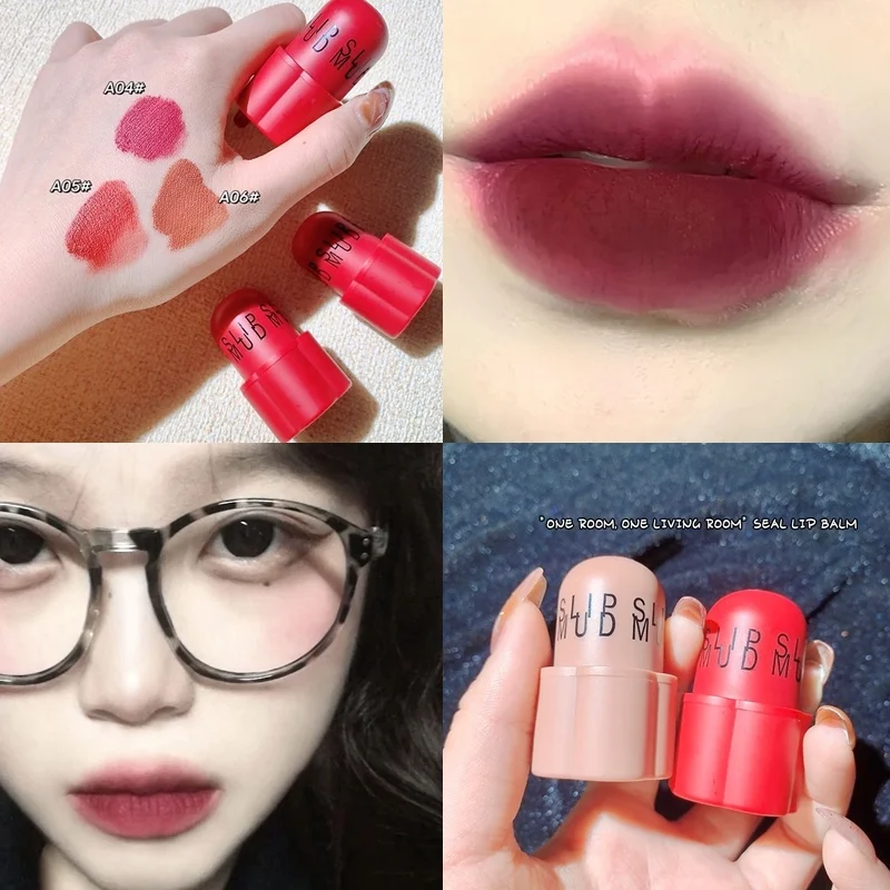 6 Color Mousse Matte Lip Mud Velvet Lip Cheek Dual-use Liquid Lipstick Moisturizing Waterproof Lasting Not Fade Lip Gloss Makeup
6 Color Mousse Matte Lip Mud Velvet Lip Cheek Dual-use Liquid Lipstick Moisturizing Waterproof Lasting Not Fade Lip Gloss Makeup