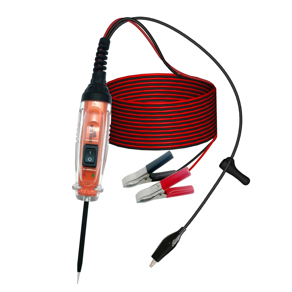 Maintenance Tool 6-12-24V Direct Current Bidirectional Circuit Tester Car Test Pen Automotive Test Pen Electrical System Tester
Maintenance Tool 6-12-24V Direct Current Bidirectional Circuit Tester Car Test Pen Automotive Test Pen Electrical System Tester