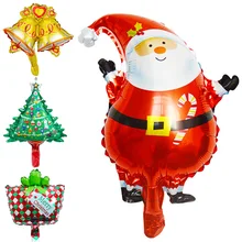 Christmas Foil Balloons Santa Claus Snowman Elk Xmas Tree New Year Party Balloon for Merry Christmas Home Decoration Globos