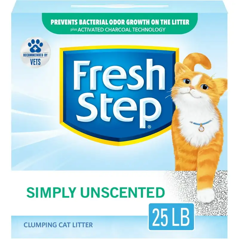 Unscented Litter, Clumping Cat Litter, 25 lb Kitty litter box Kitten Dog brush Cat brush hair remover Litter box for cats Cat li
Unscented Litter, Clumping Cat Litter, 25 lb Kitty litter box Kitten Dog brush Cat brush hair remover Litter box for cats Cat li