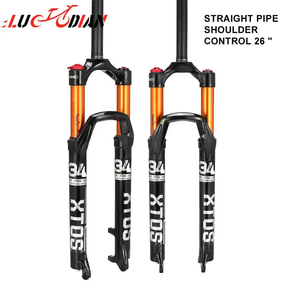 27.5 Inch Shock Absorbing Forks Durable Double Shoulder Air Fork Mountain Bike Forks Light Weight Bike Shock Forks Bicycle Fork
27.5 Inch Shock Absorbing Forks Durable Double Shoulder Air Fork Mountain Bike Forks Light Weight Bike Shock Forks Bicycle Fork